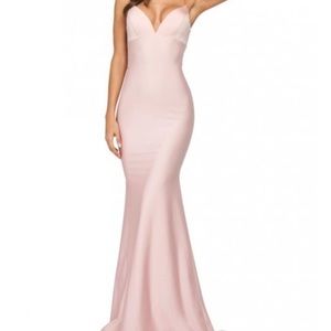 Selling this pink Sherri hill stretch satin prom dress!